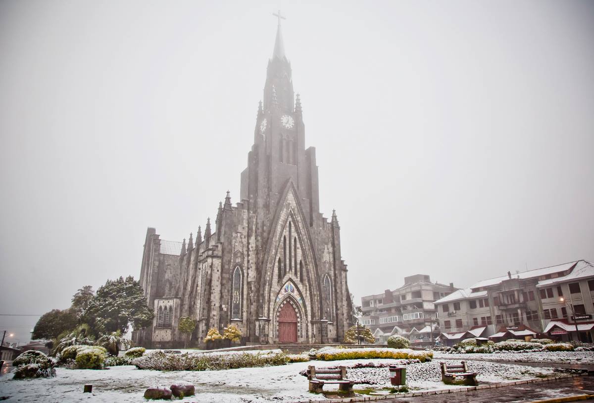 Die Orte, an denen in Brasilien Schnee liegt