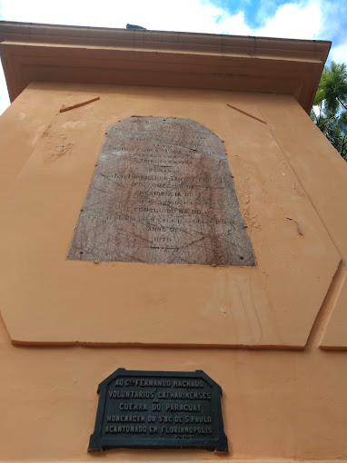 Florianópolis Un monument en l'honneur de ceux qui sont morts pendant la guerre paraguayenne