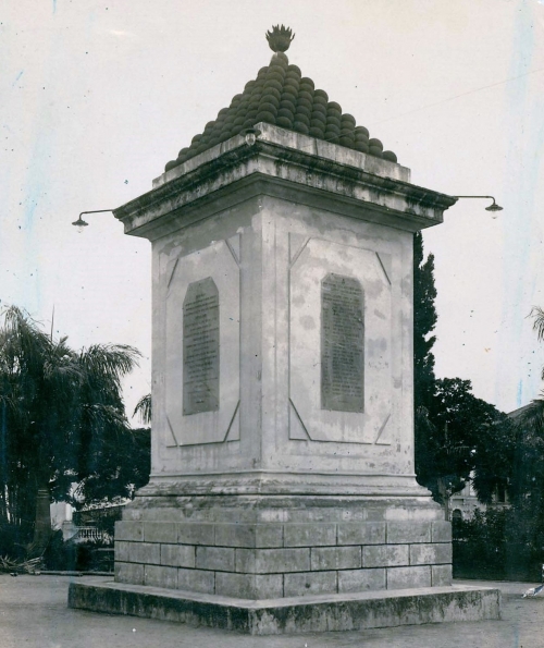 Florianópolis Un monument en l'honneur de ceux qui sont morts pendant la guerre paraguayenne