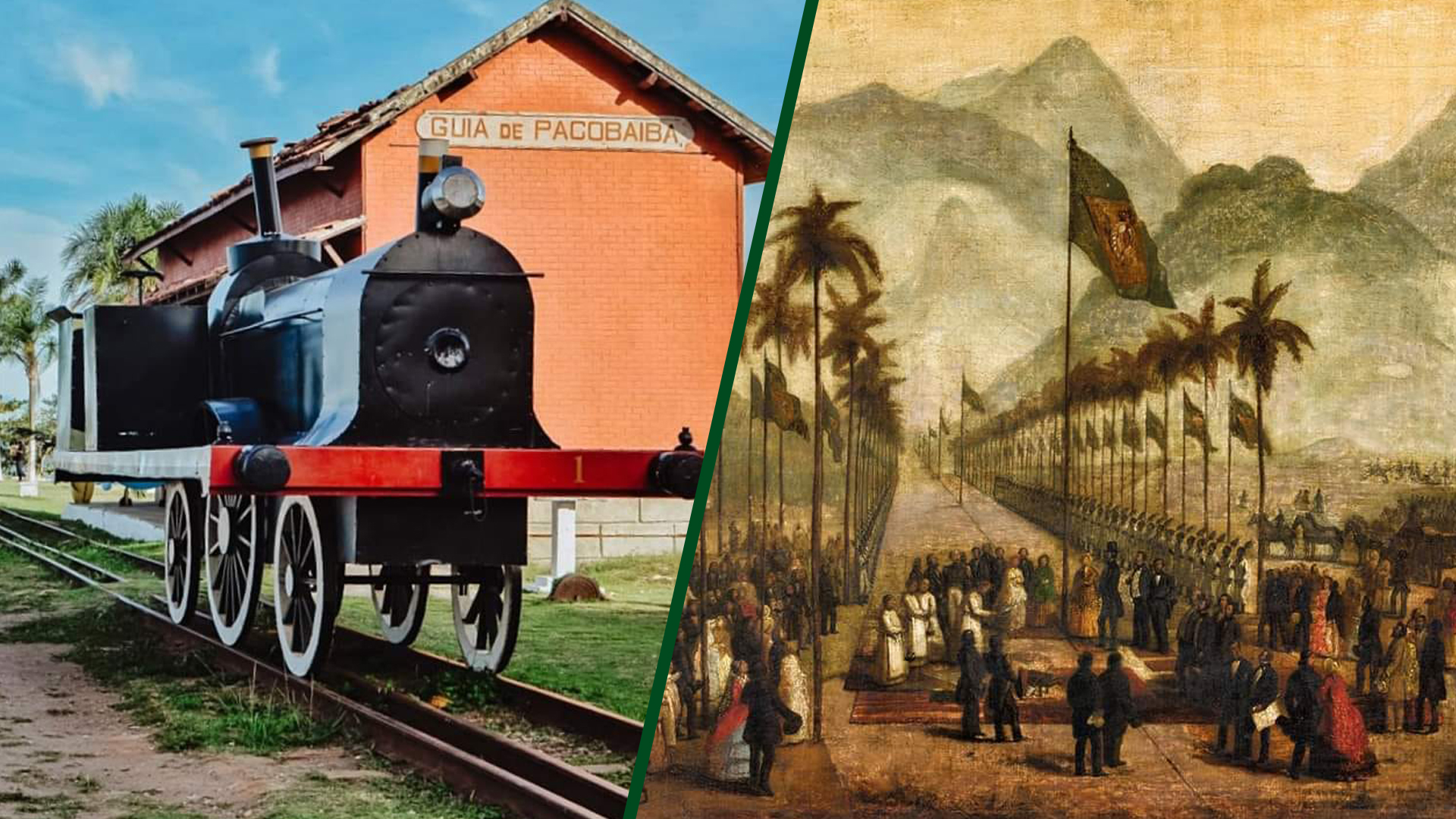 The First Railroad in Brazil