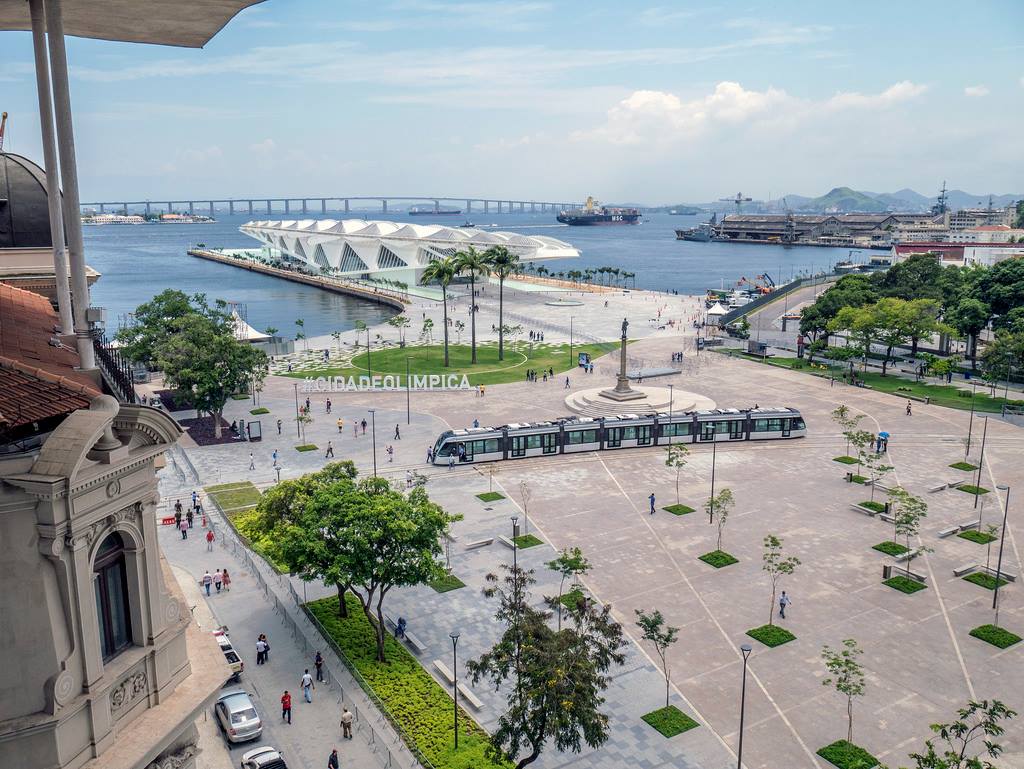 El Monumento al Vizconde de Mauá en la ciudad de Río de Janeiro