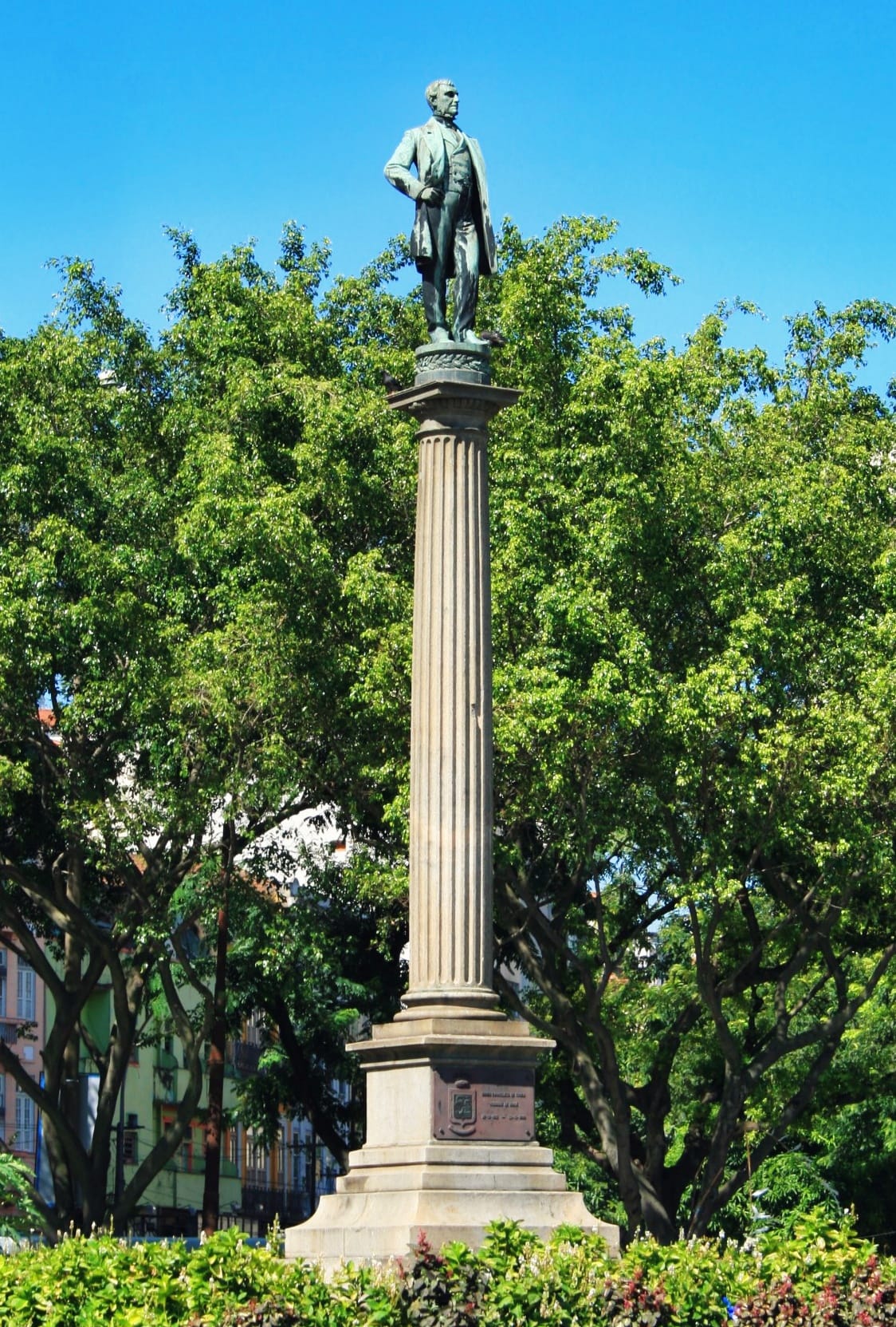 El Monumento al Vizconde de Mauá en la ciudad de Río de Janeiro