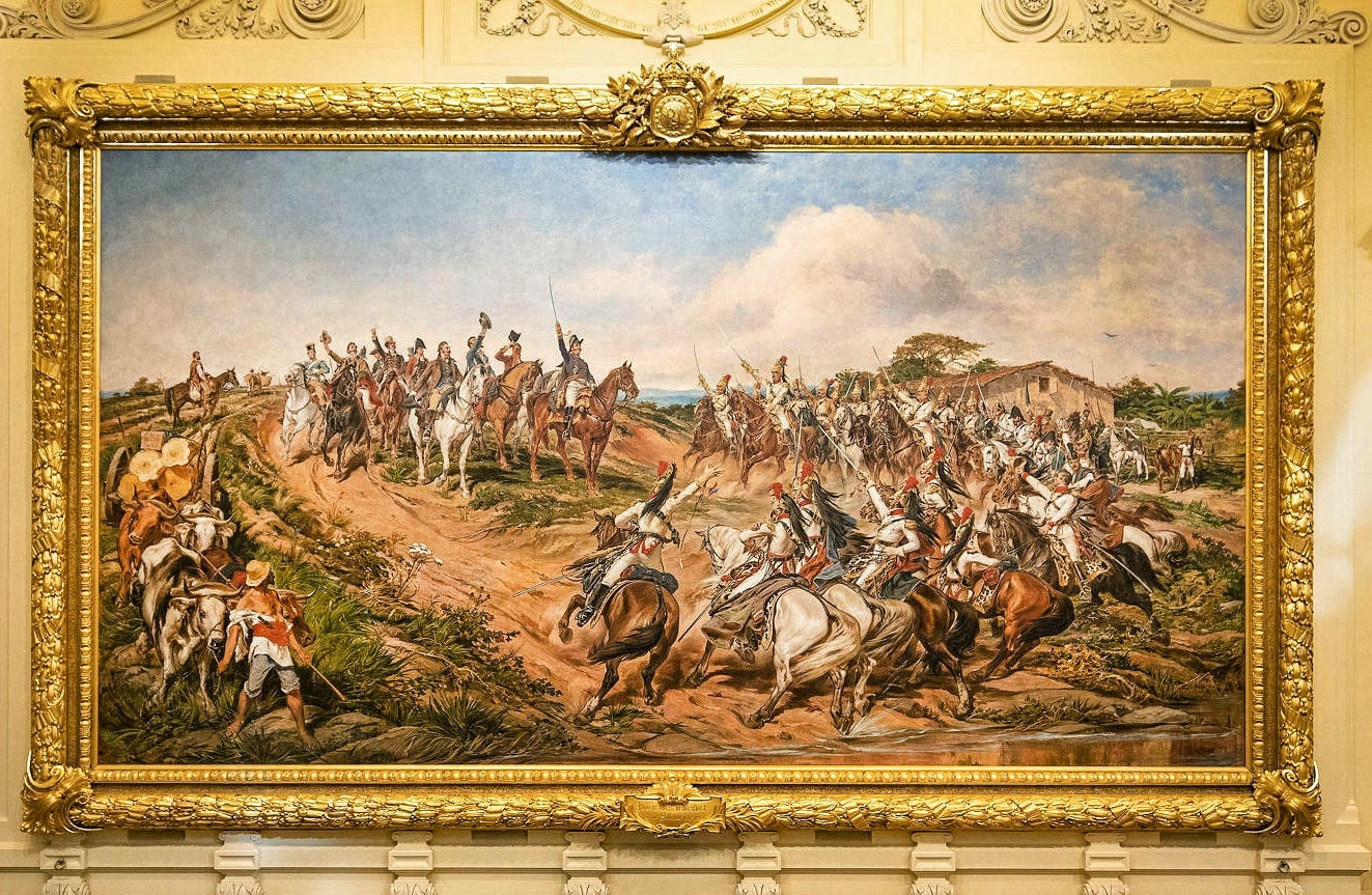 The painting "Independence or Death" by Pedro Américo