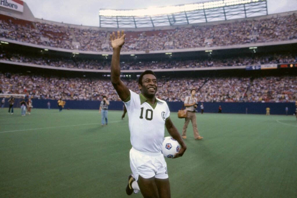 Pelé's last professional match