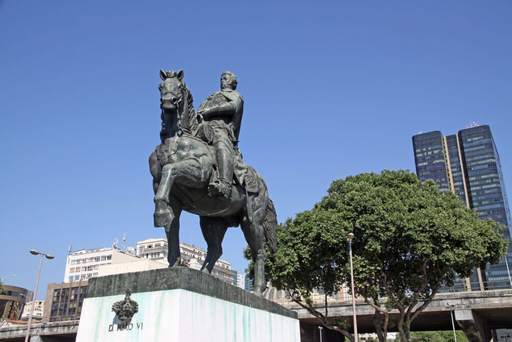 Statue of King Dom João VI in Praça XV, Rio de Janeiro