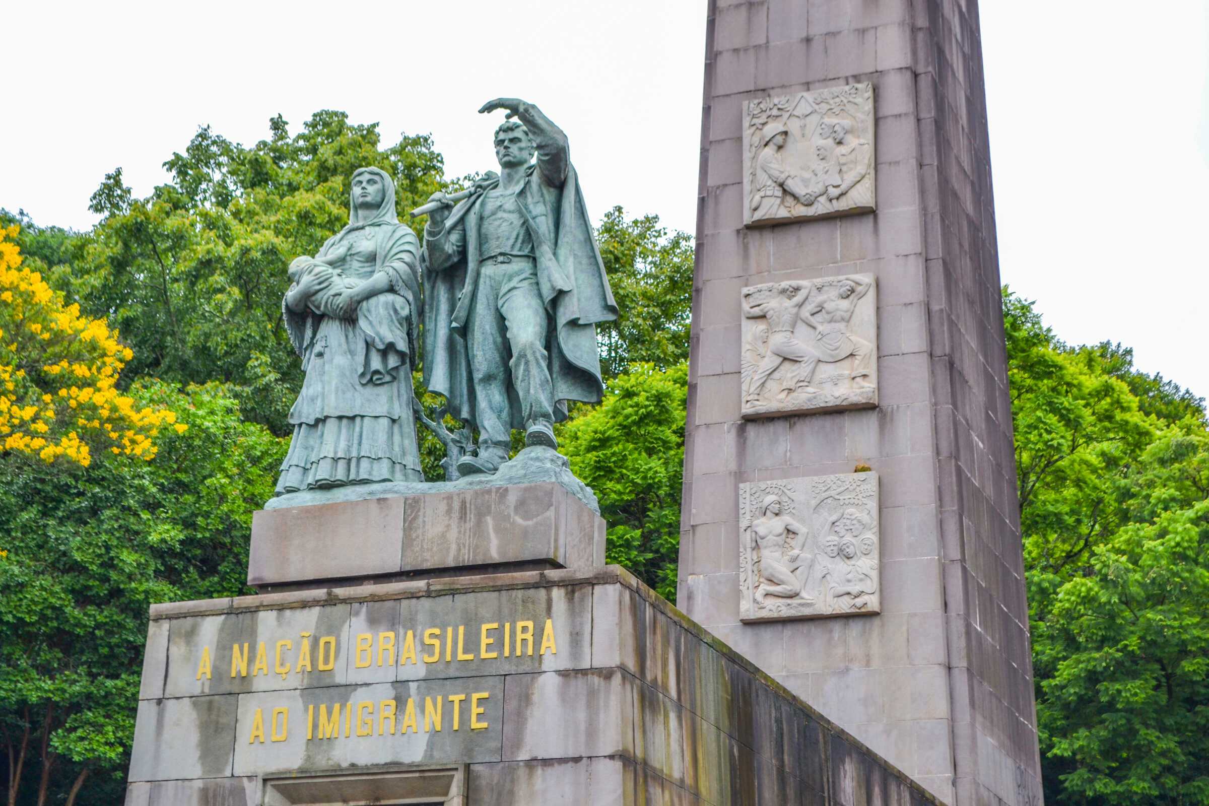 O Monumento Nacional ao Imigrante