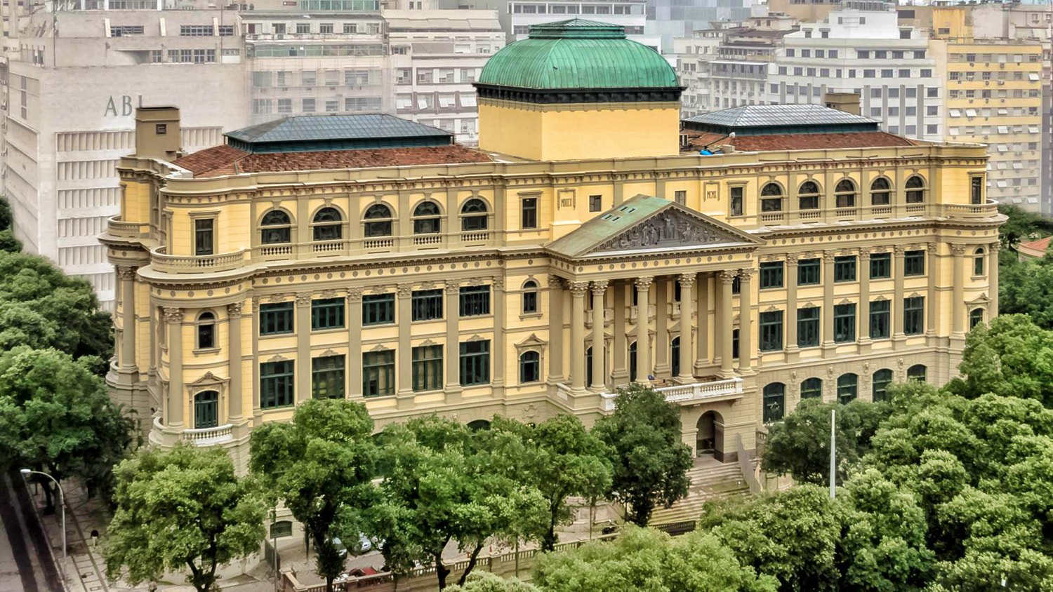 Braziliaanse Nationale Bibliotheek in Rio de Janeiro